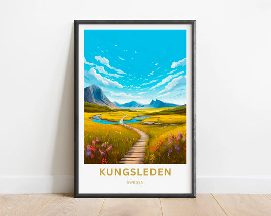 Kungsleden Travel Poster