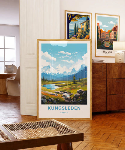 Kungsleden Travel Poster