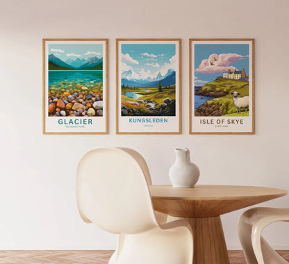 Kungsleden Travel Poster