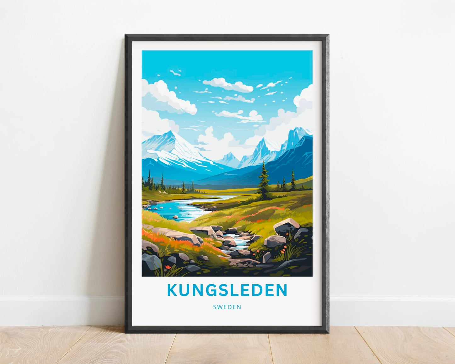 Kungsleden Travel Poster