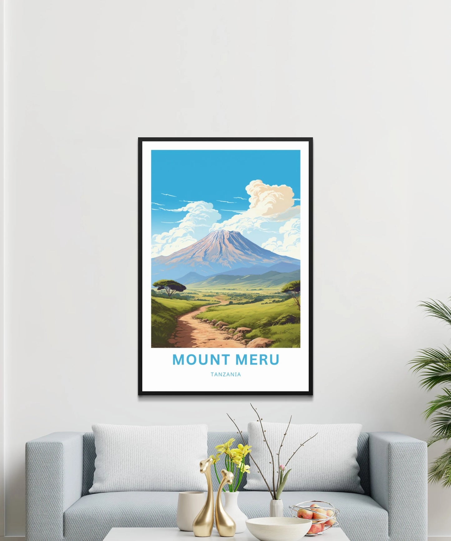 Mount Meru Travel Poster