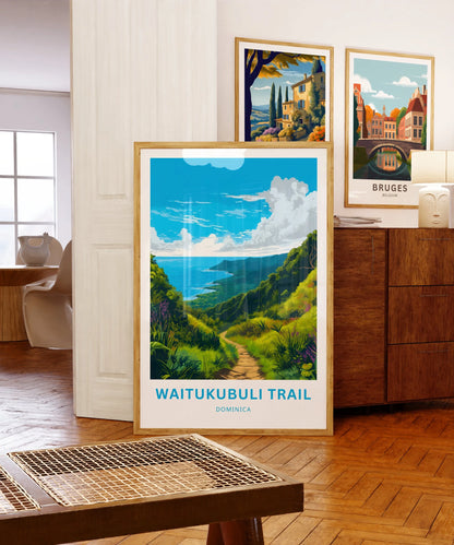 Waitukubuli Trail Travel Poster