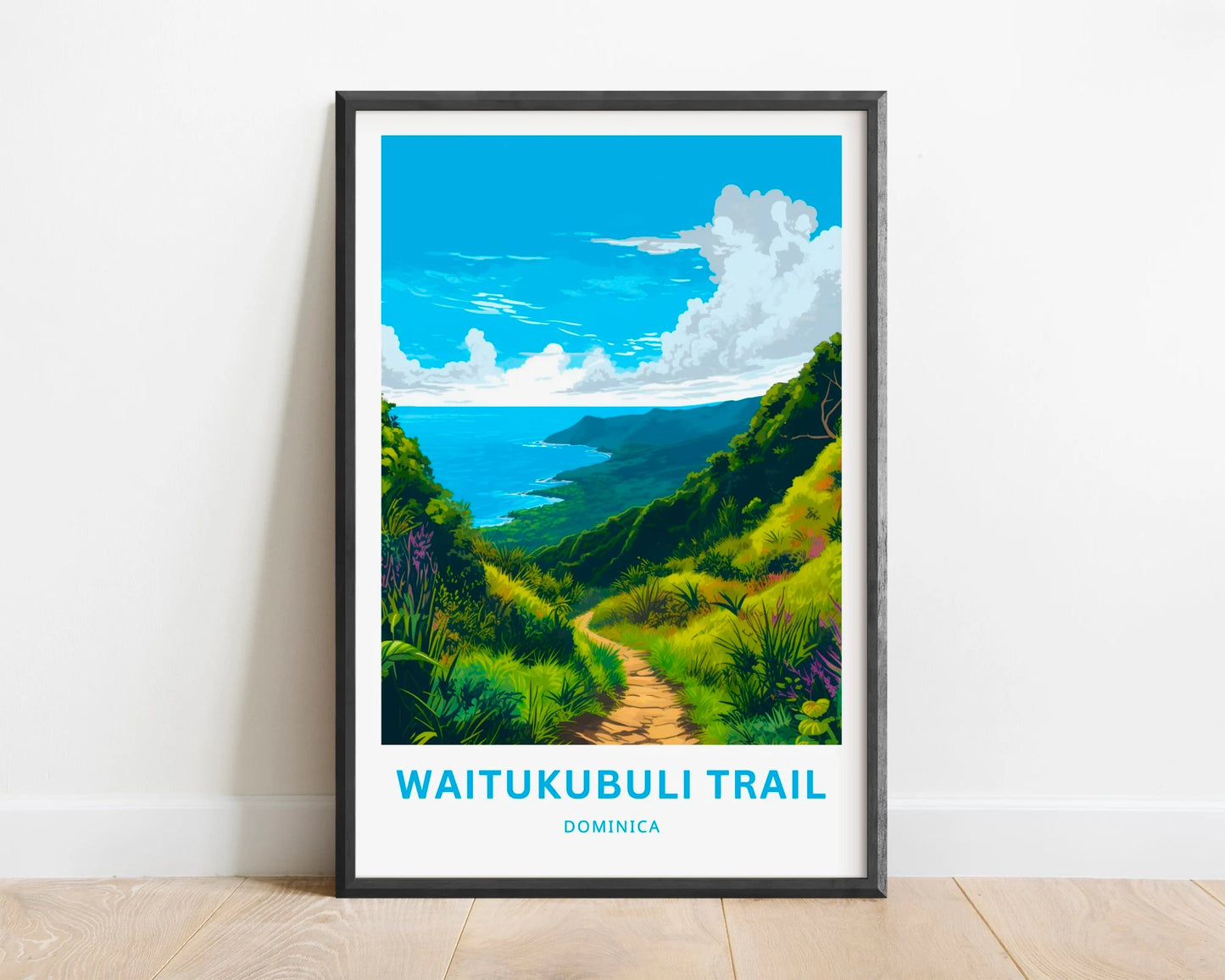 Waitukubuli Trail Travel Poster