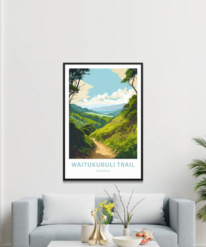 Waitukubuli Trail Travel Poster