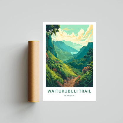 Waitukubuli Trail Travel Poster