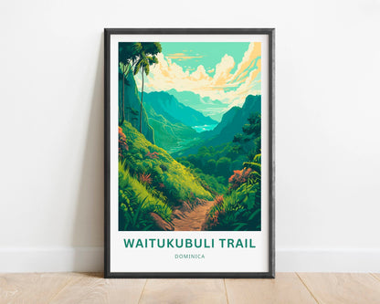 Waitukubuli Trail Travel Poster