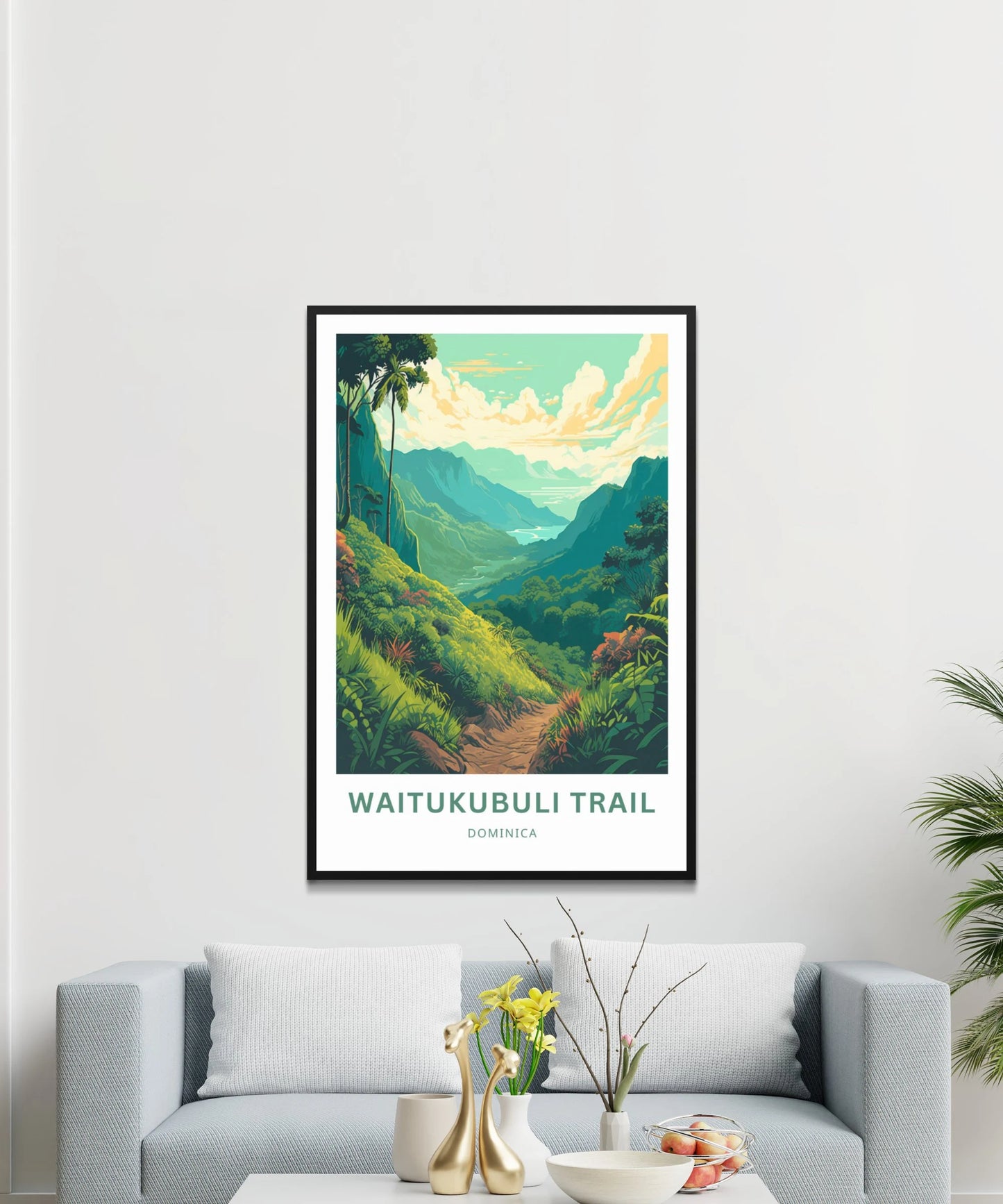 Waitukubuli Trail Travel Poster