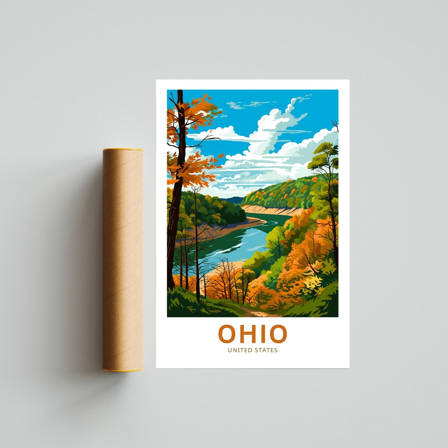 Ohio Travel Poster