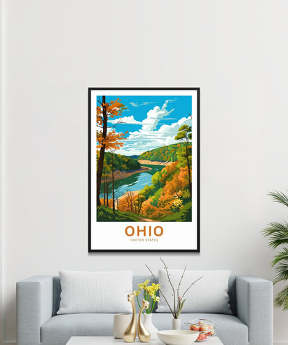 Ohio Travel Poster