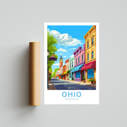 Ohio Travel Poster