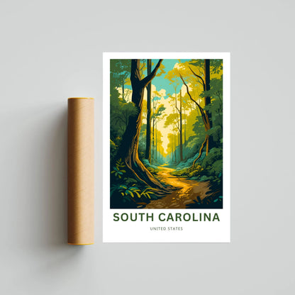 South Carolina Travel Poster