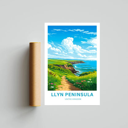 Llyn Peninsula Travel Poster