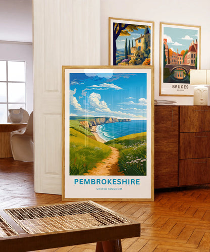 Pembrokeshire Travel Poster