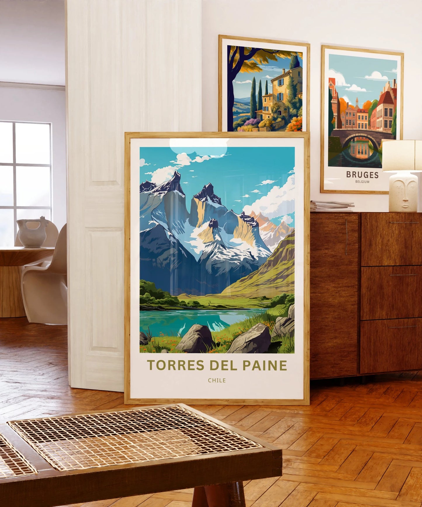 Torres del Paine Travel Poster