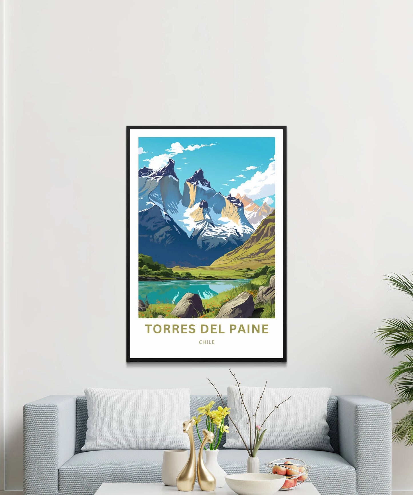 Torres del Paine Travel Poster