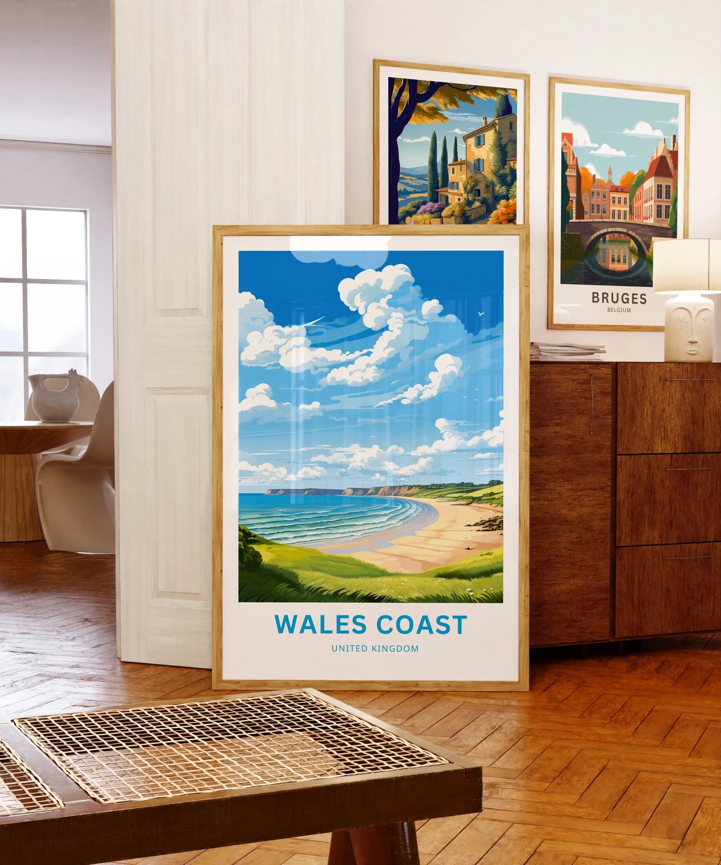 Wales Coast Travel Poster