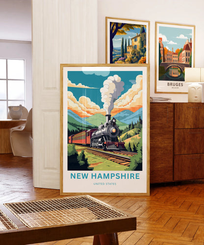 New Hampshire Travel Poster