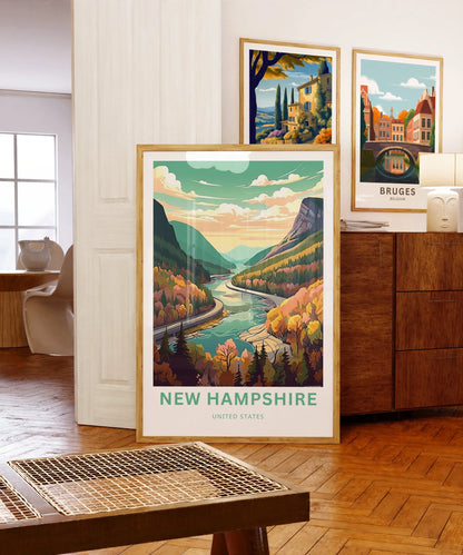 New Hampshire Travel Poster