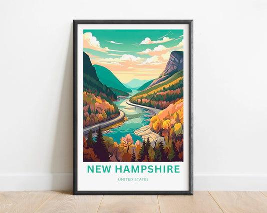 New Hampshire Travel Poster