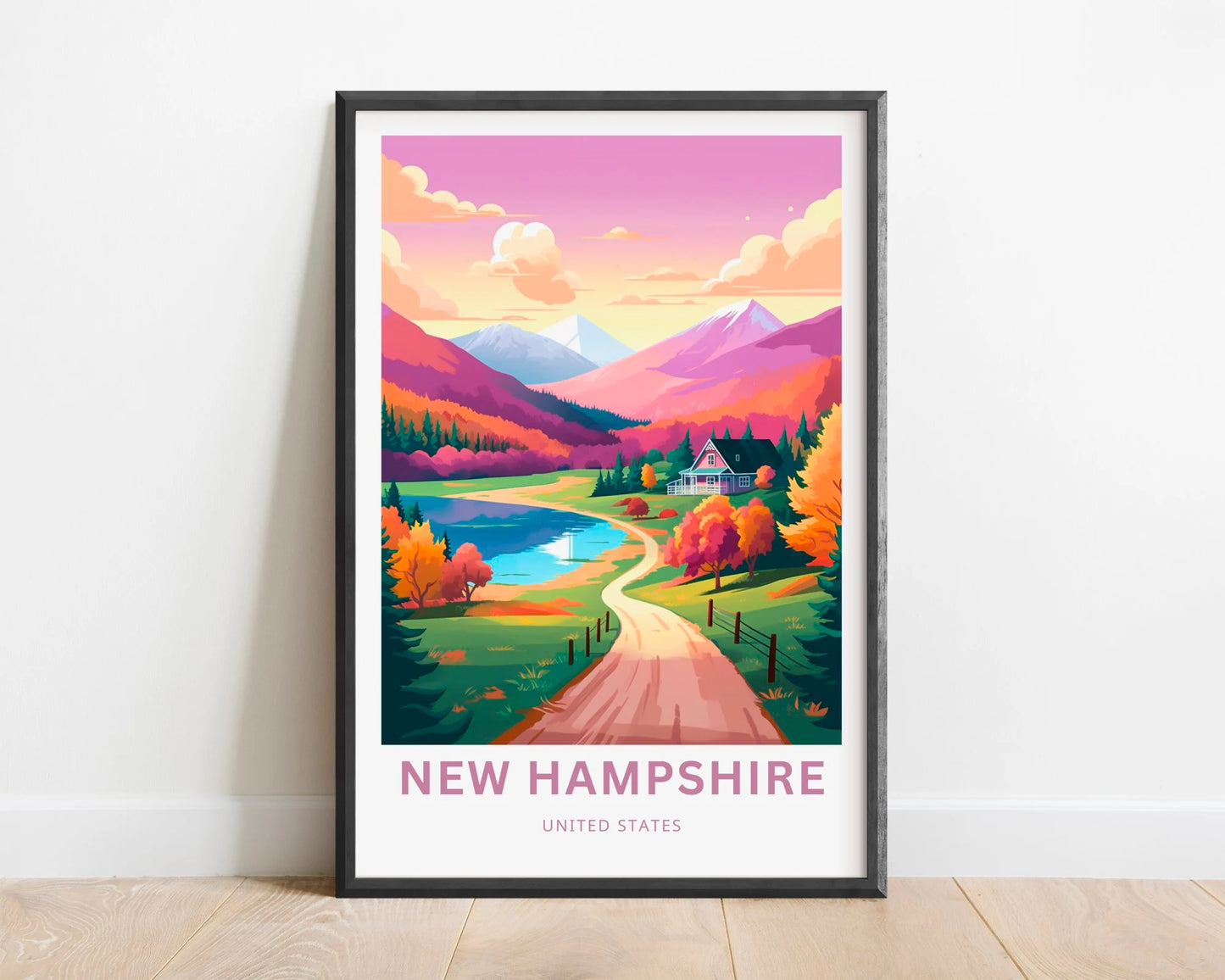 New Hampshire Travel Poster