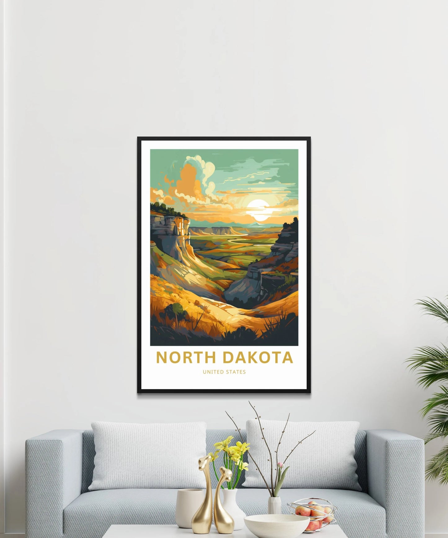 North Dakota Travel Poster