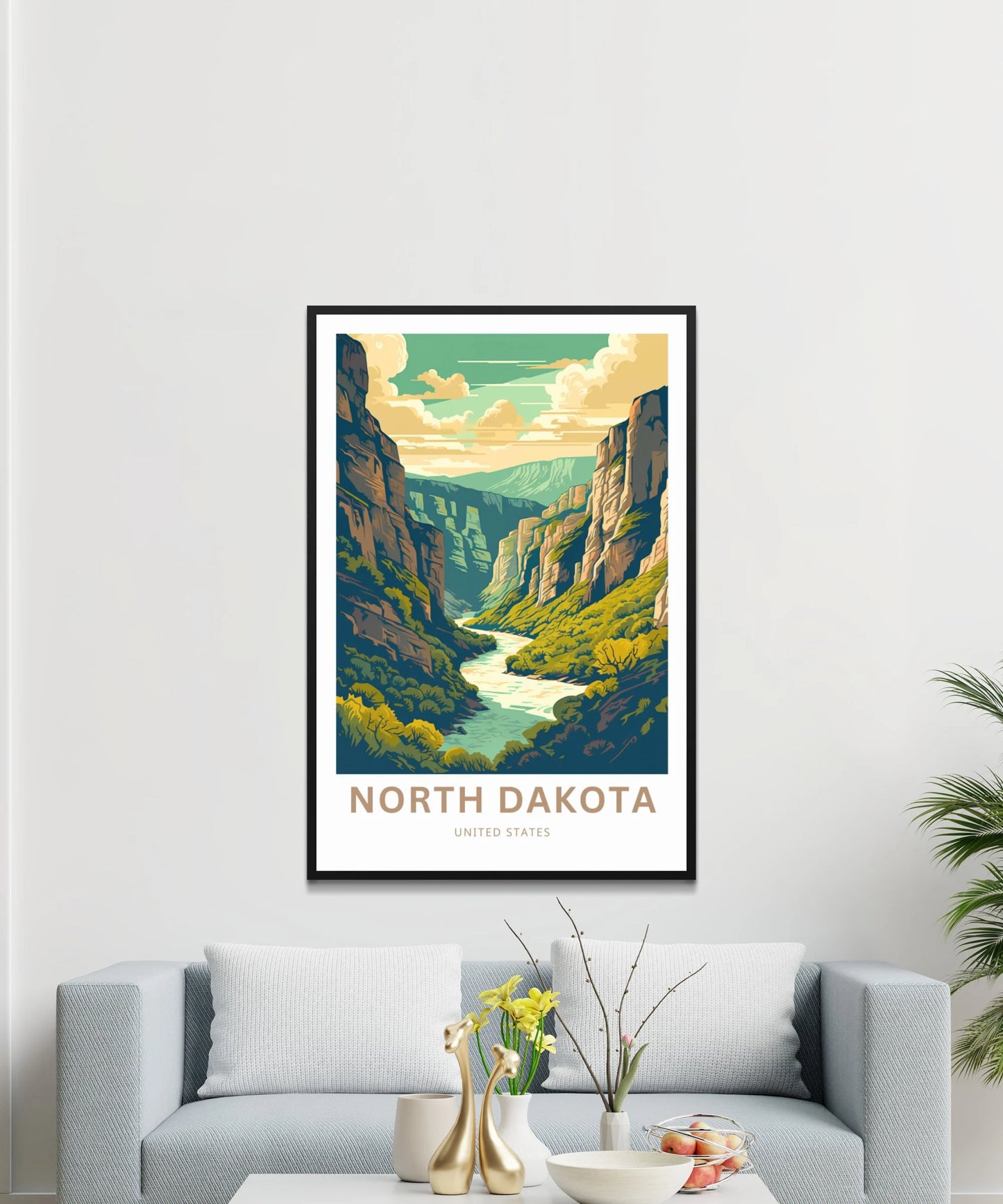 North Dakota Travel Poster