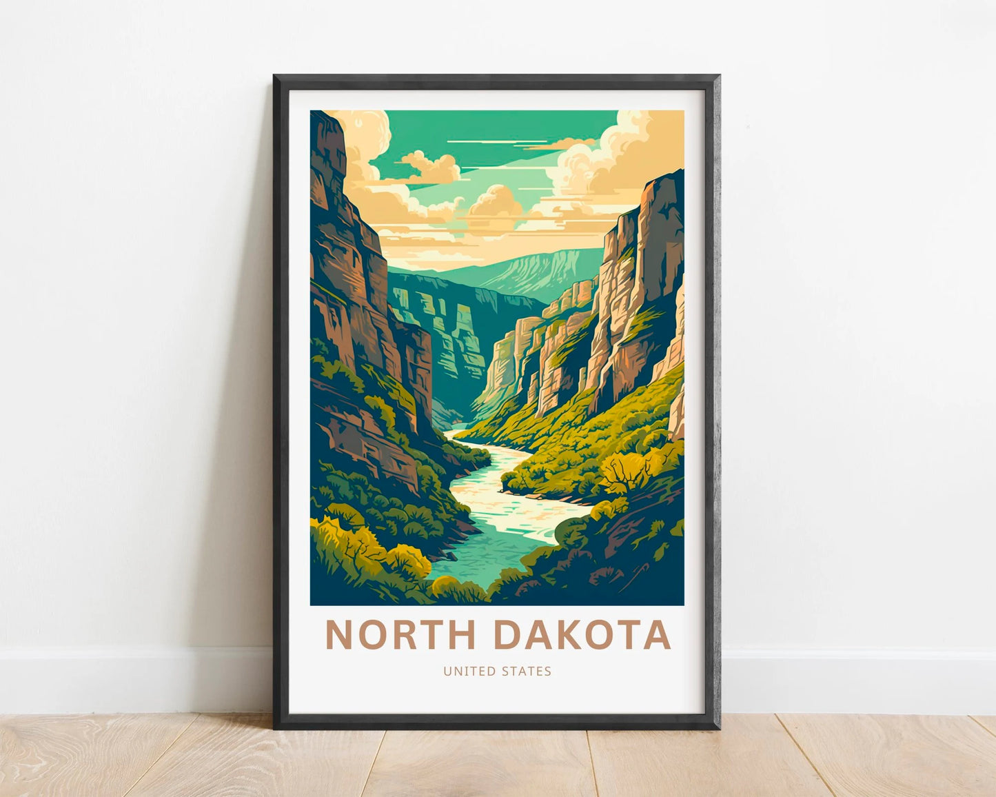 North Dakota Travel Poster