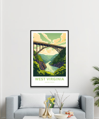 West Virginia Travel Poster