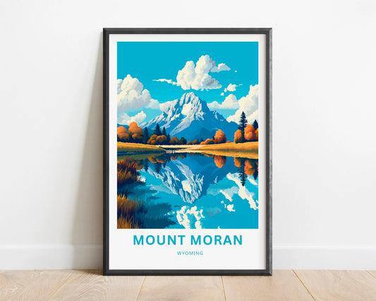 Mount Moran Travel Poster