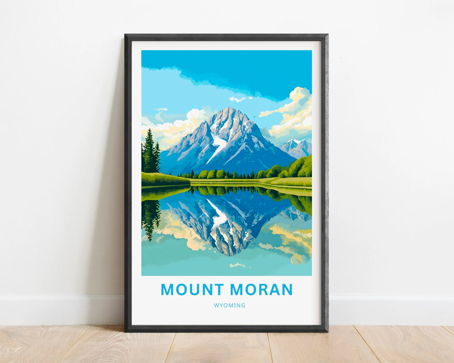 Mount Moran Travel Poster