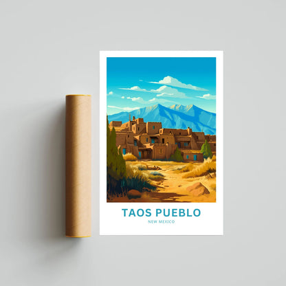 Toas Pueblo Travel Poster