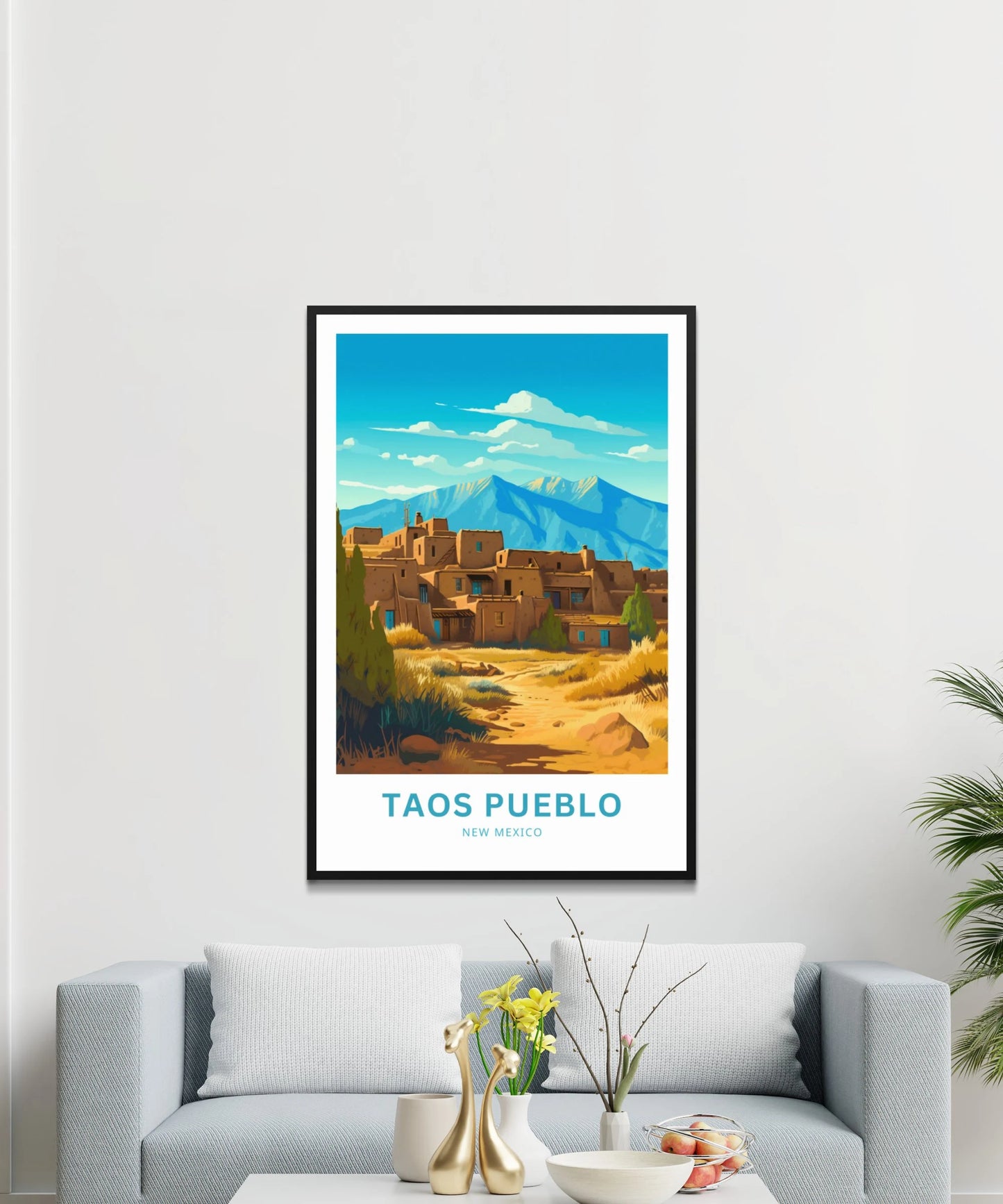 Toas Pueblo Travel Poster