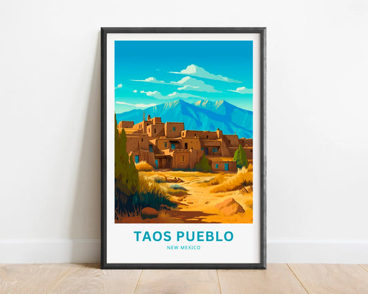 Toas Pueblo Travel Poster