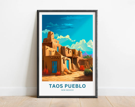 Toas Pueblo Travel Poster