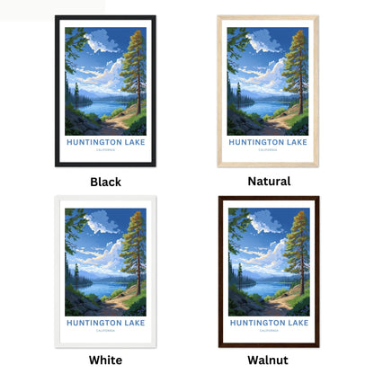 Huntington Lake Travel Poster