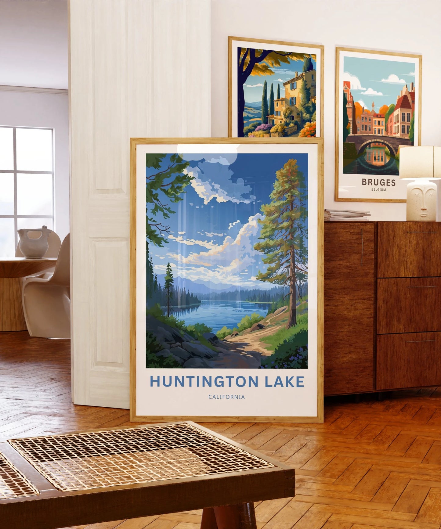 Huntington Lake Travel Poster