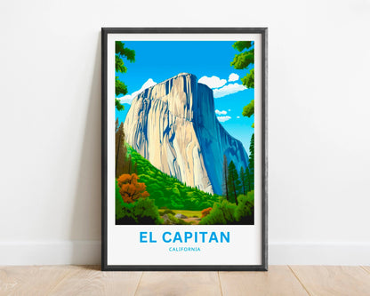 Yosemite El Capitan  Travel Poster