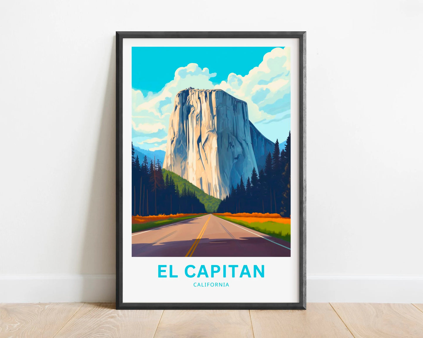 Yosemite El Capitan  Travel Poster