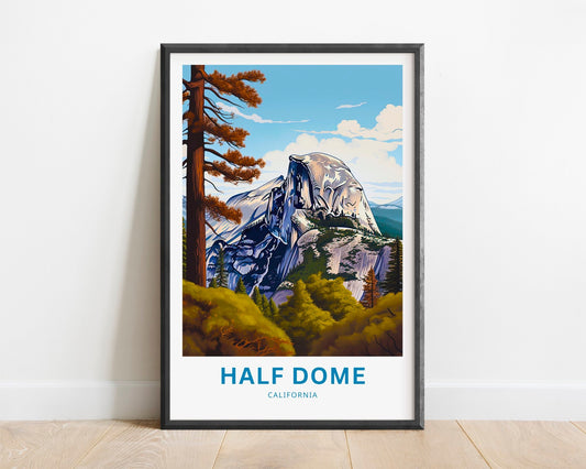 Half Dome Travel Poster
