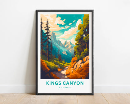Kings Canyon Travel Poster