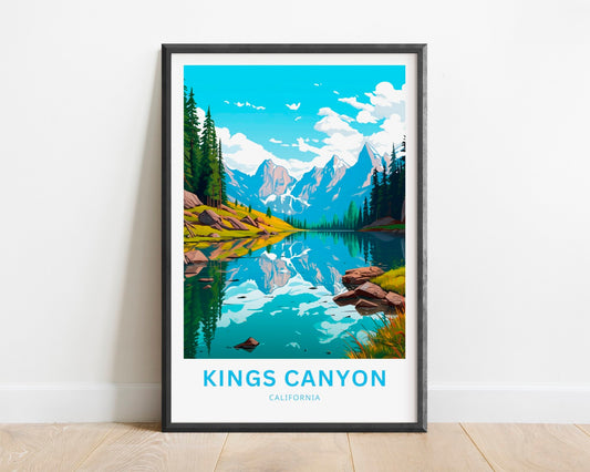 Kings Canyon Travel Poster