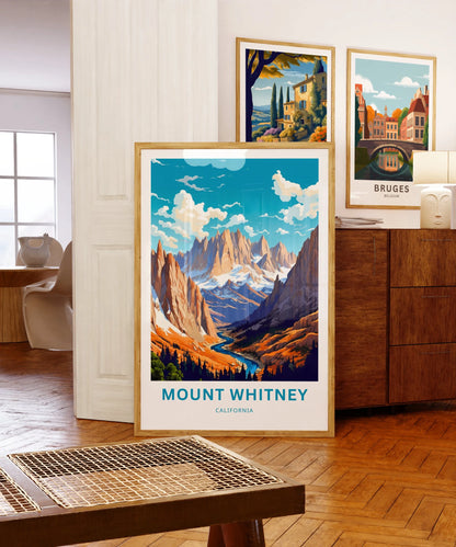 Mount Whitney Travel Poster