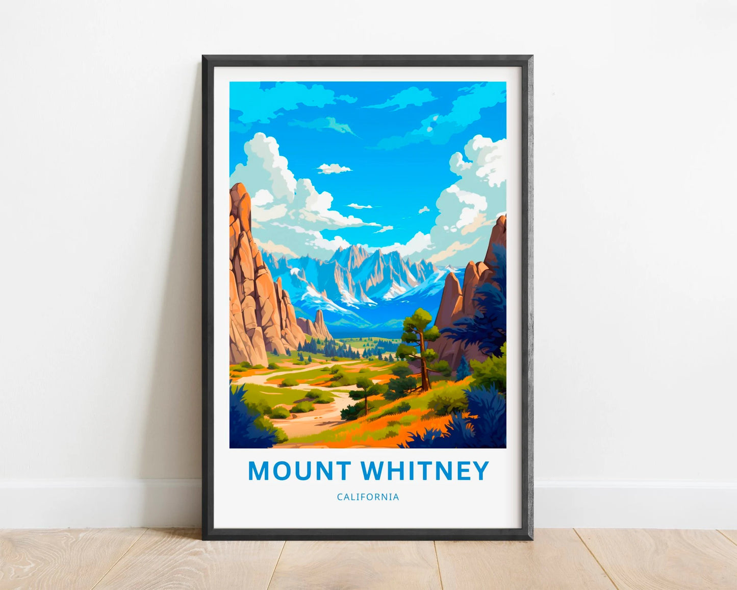 Mount Whitney Travel Poster