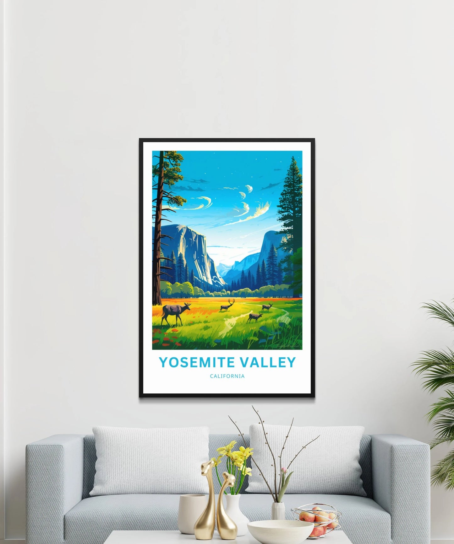 Yosemite Valley Travel Poster