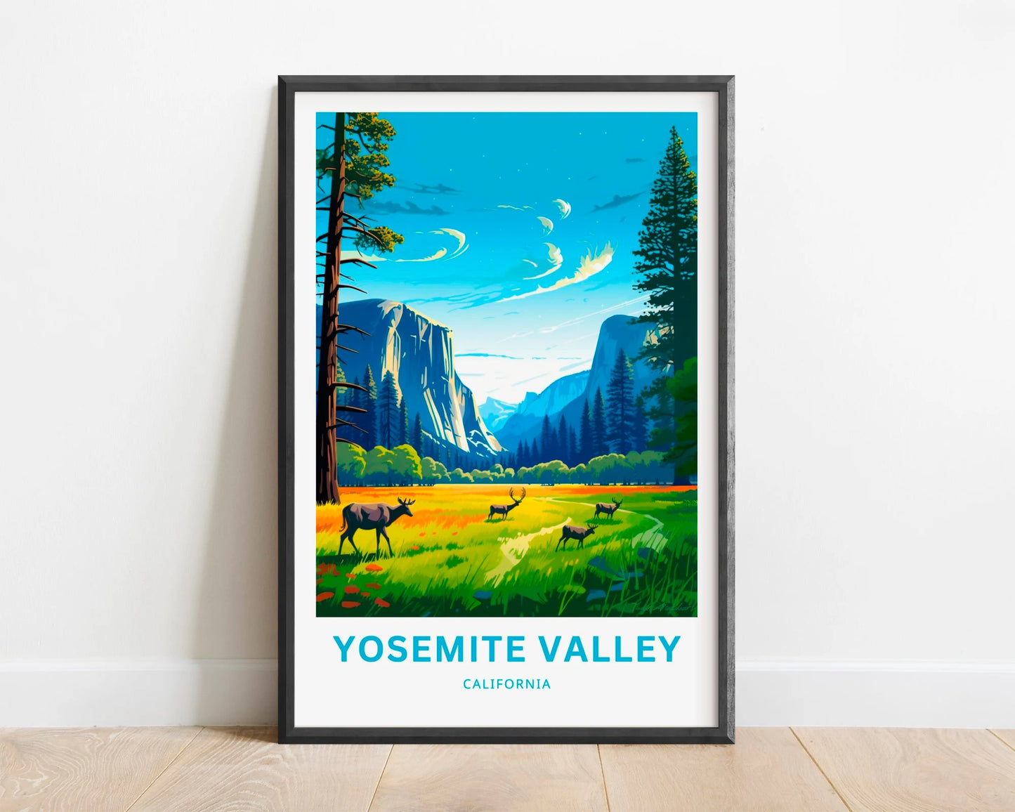 Yosemite Valley Travel Poster