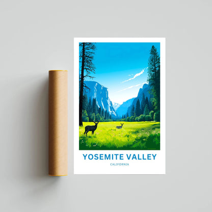 Yosemite Valley Travel Poster