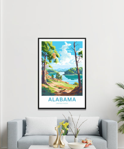 Alabama Travel Poster