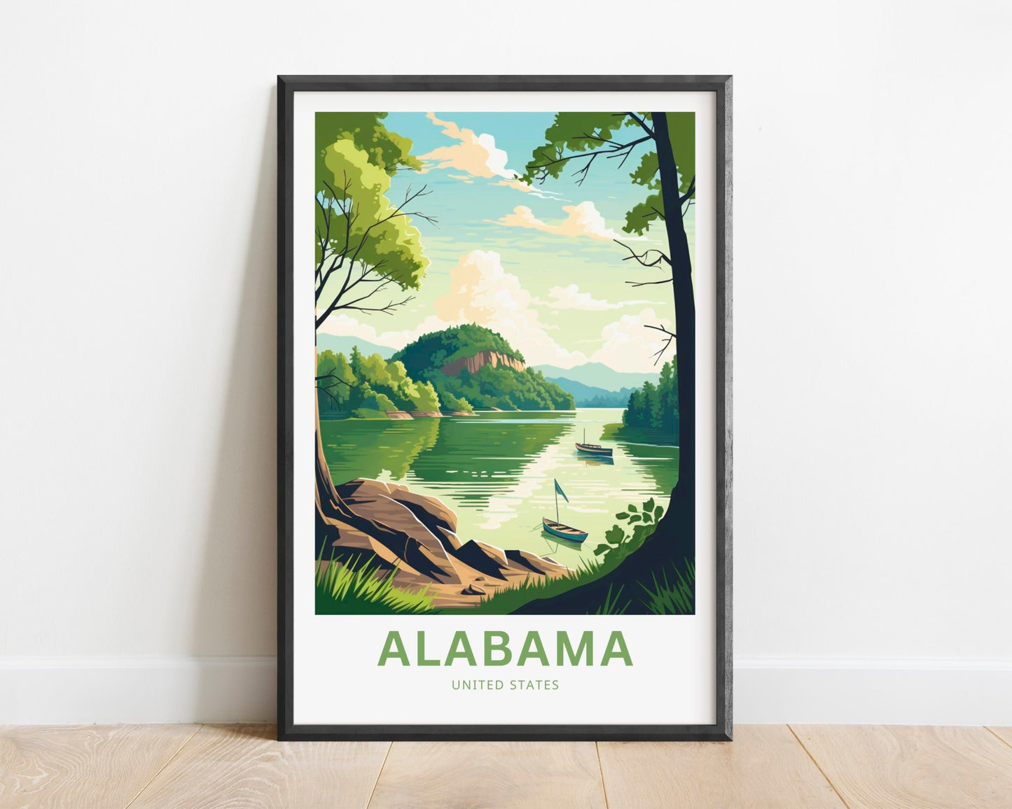 Alabama Travel Print - Nature's Beauty