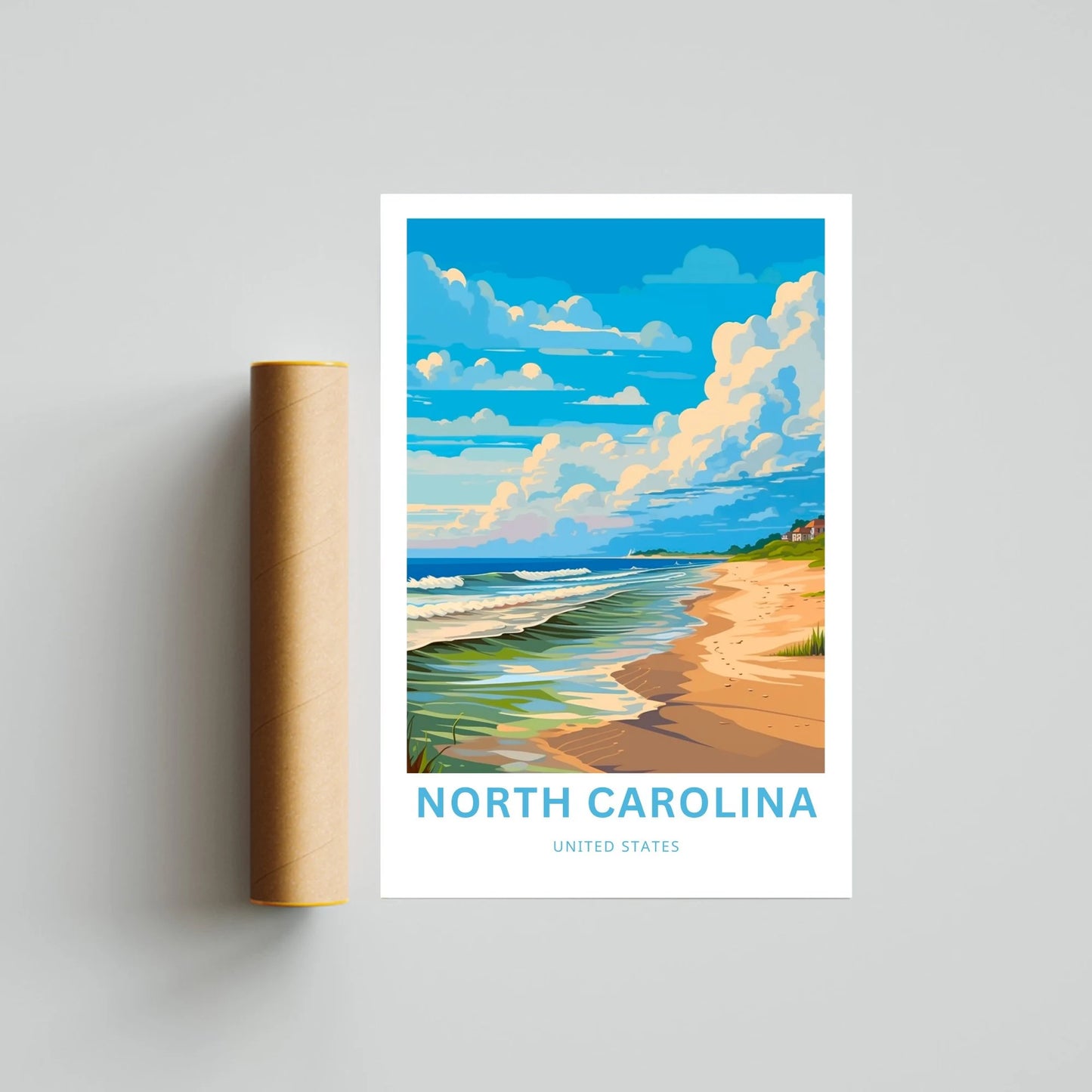 North Carolina Travel Poster