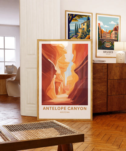 Antelope Canyon Travel Poster